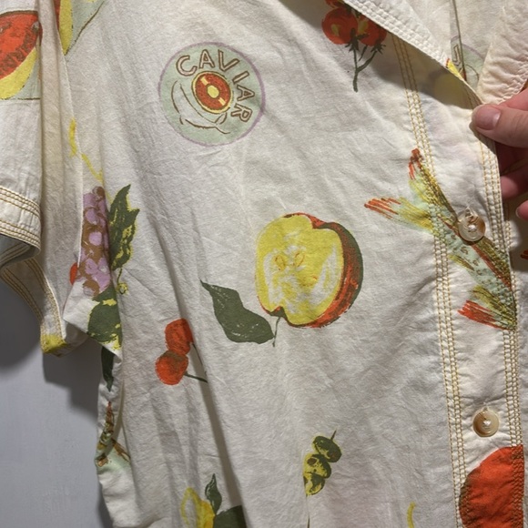 URBAN OUTFITTERS button down cotton fruit design - Picture 6 of 7